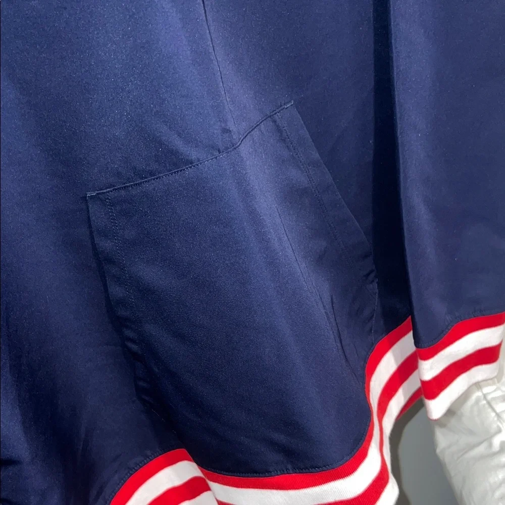 Victoria's Secret PINK Navy and Red MLB Half-Zip Hoodie - Picture 4 of 5